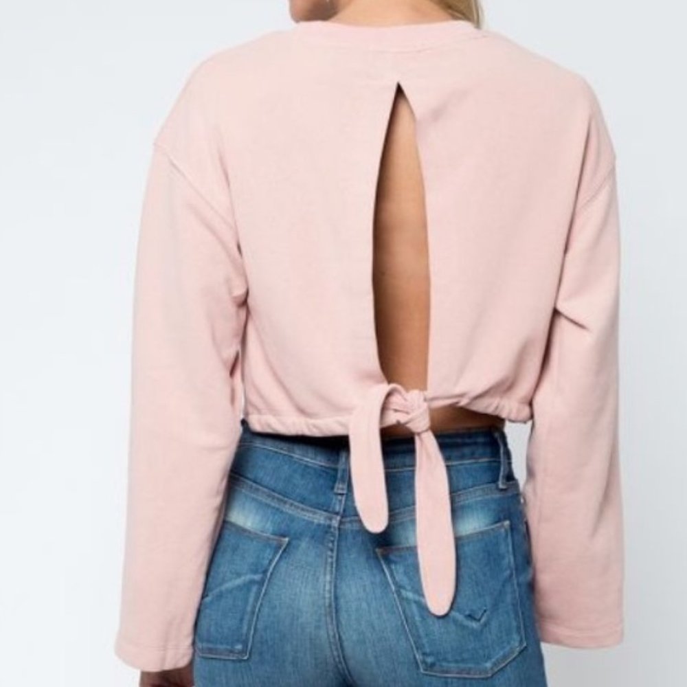 Mod Ref Open Back Sweatshirt - image 2
